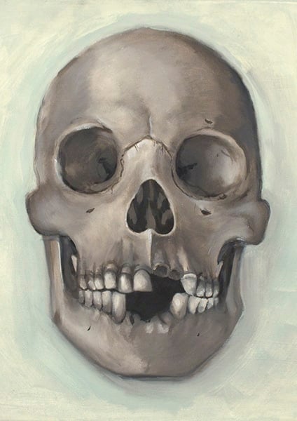 Black Market Art Company Thea Skull Print