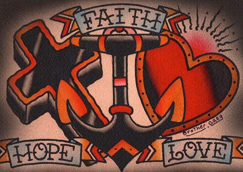 Black Market Art Company These Three Things Print - Black Market Art Company - Flyclothing LLC