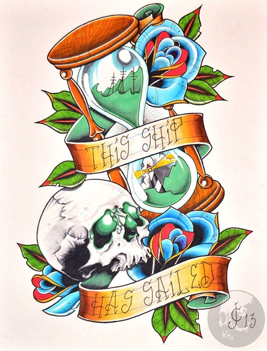 Black Market Art Company This Ship Has Sailed Print
