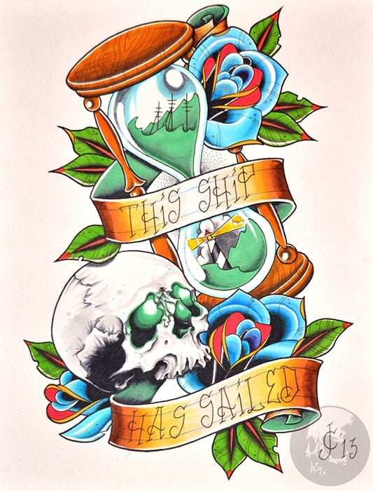 Black Market Art Company This Ship Has Sailed Print - Black Market Art Company - Flyclothing LLC