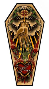 Black Market Art Company Thy Kingdom Come & Stretched Canvas Coffin Print - Black Market Art Company - Flyclothing LLC