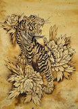 Black Market Art Company Tiger & Botan Print