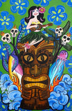 Black Market Art Company Tiki Girl Print
