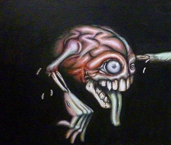 Black Market Art Company Brain Dead Part 1 Print