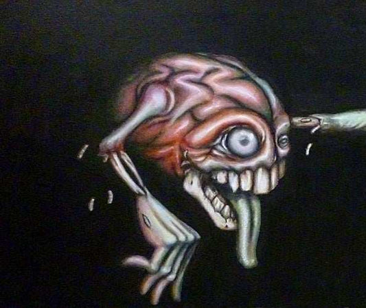 Black Market Art Company Brain Dead Part 1 Print - Black Market Art Company - Flyclothing LLC