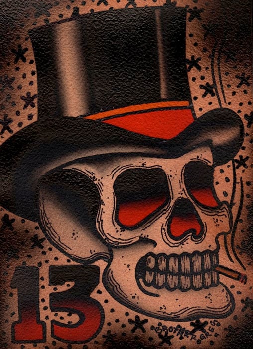 Black Market Art Company Top 13 Print