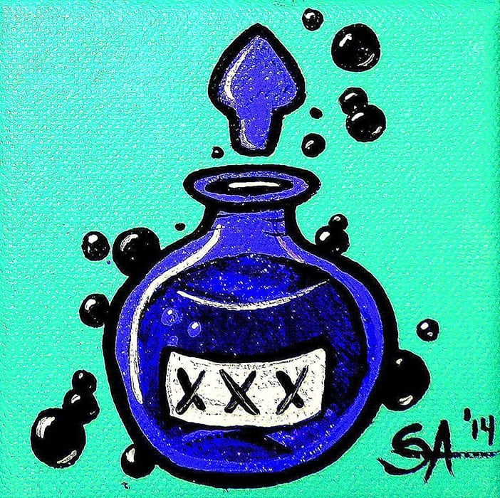 Black Market Art Company Toxic Potion Print
