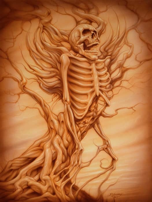 Black Market Art Company Tree of Evil Print