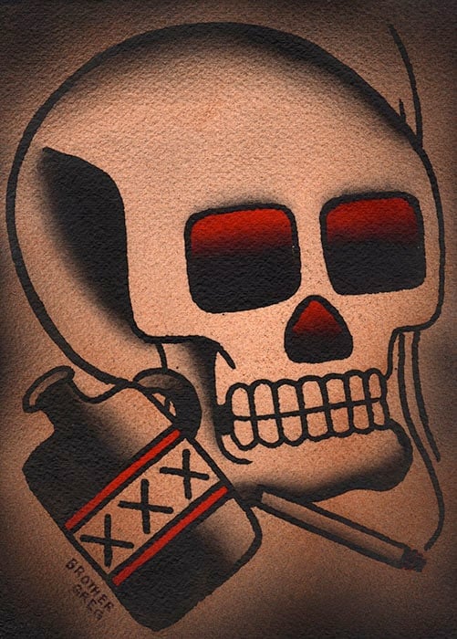 Black Market Art Company Vices Print