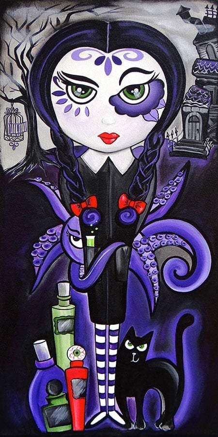 Black Market Art Company Wednesday Print - Black Market Art Company - Flyclothing LLC