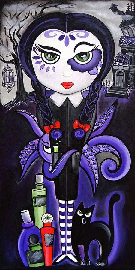 Black Market Art Company Wednesday Print - Black Market Art Company - Flyclothing LLC