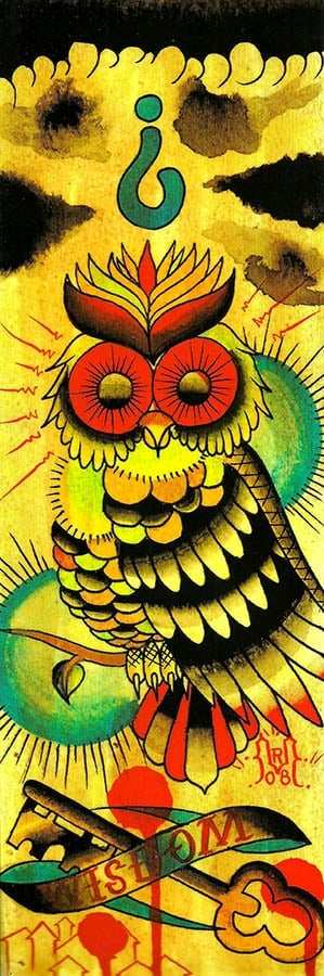 Black Market Art Company Wisdom Owl Print - Black Market Art Company - Flyclothing LLC