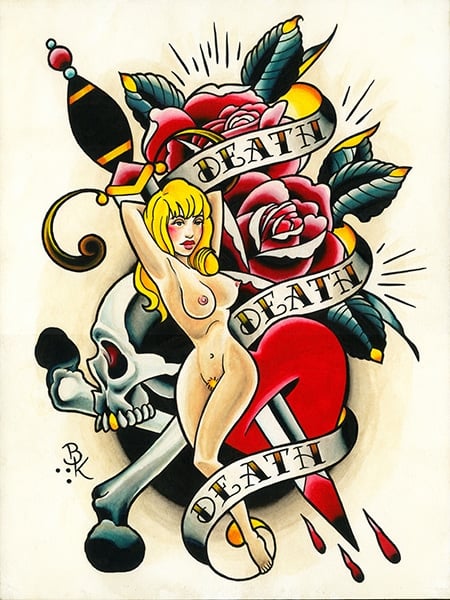 Black Market Art Company Death Death Death Print