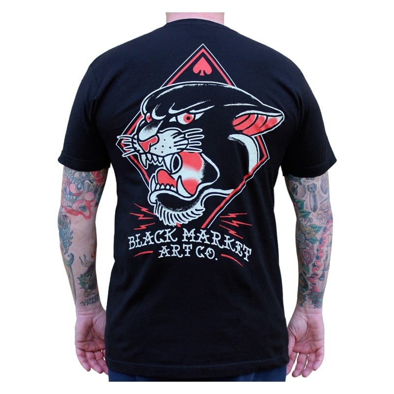 Black Market Art Company Panther Men's T-Shirt
