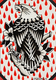 Black Market Art Company Eagle Rain Print
