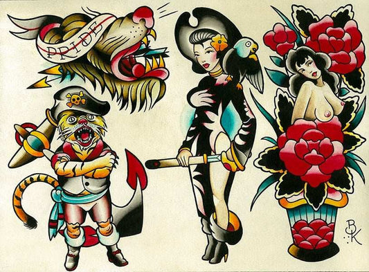 Black Market Art Company Flash 6 Print - Black Market Art Company - Flyclothing LLC