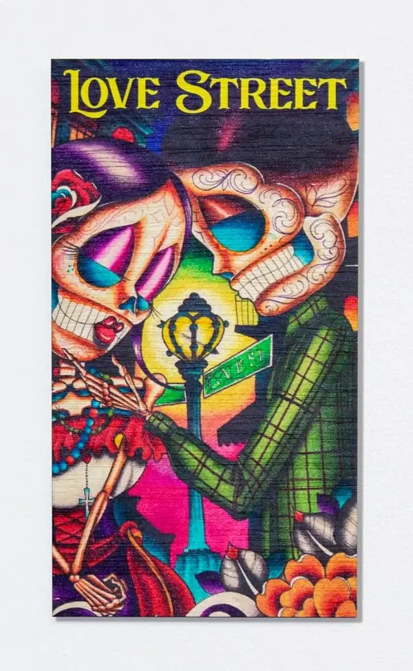 Black Market Art Company Love Street & Wood Hanging Wall Art Print - Black Market Art Company - Flyclothing LLC