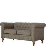 Multi Tweed 2 Seat Chesterfield - Artisan Furniture - Flyclothing LLC