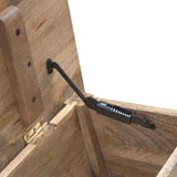 Solid Wood Lid Up Storage Bench - Artisan Furniture - Flyclothing LLC