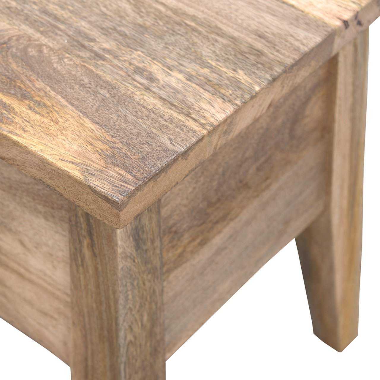 Solid Wood Lid Up Storage Bench - Artisan Furniture - Flyclothing LLC