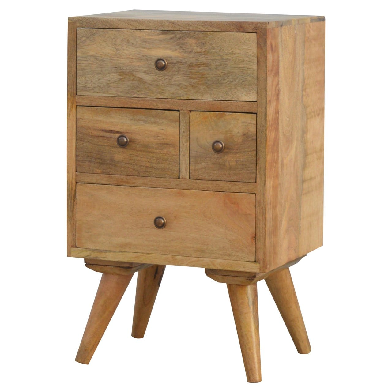 Nordic Style 4 Drawer Multi Bedside - Artisan Furniture