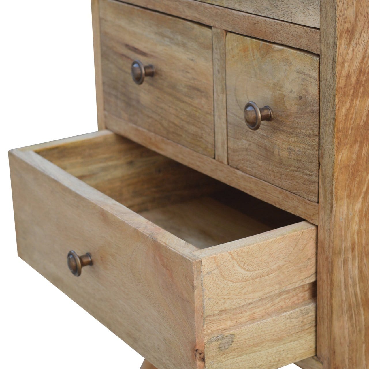 Nordic Style 4 Drawer Multi Bedside - Artisan Furniture