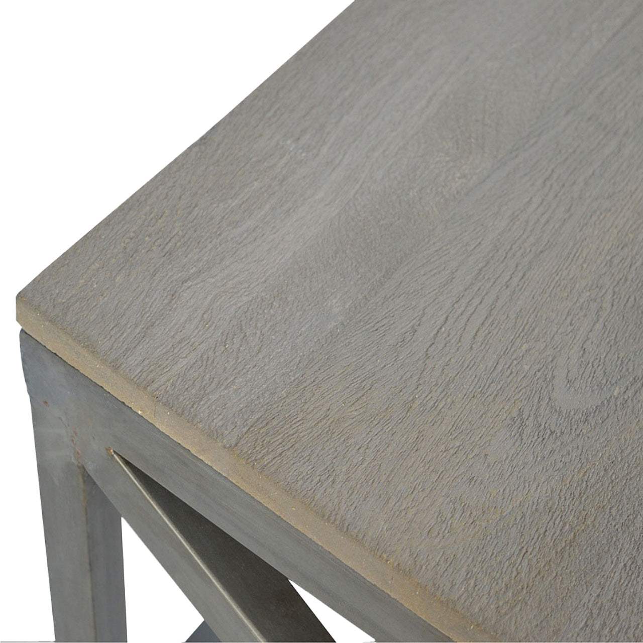 Industrial Cross Metal Coffee Table - Artisan Furniture - Flyclothing LLC