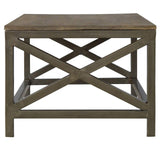 Industrial Cross Metal Coffee Table - Artisan Furniture - Flyclothing LLC