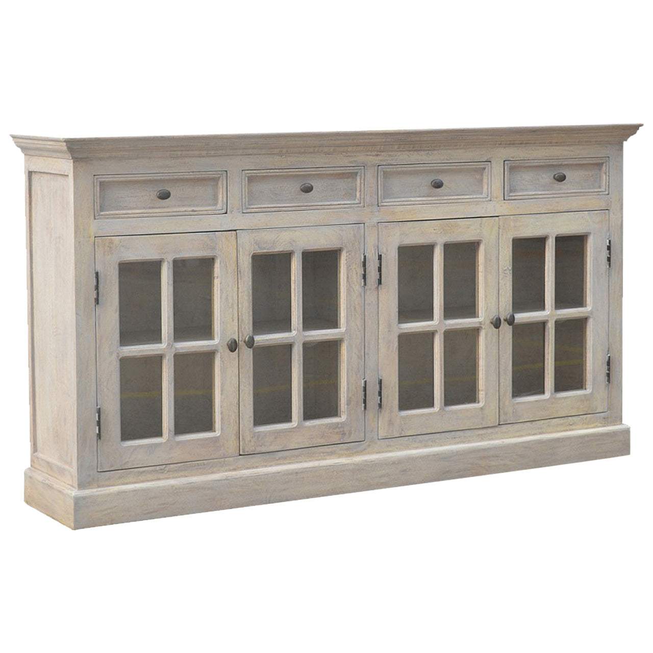 Stone Acid Wash Glazed Sideboard - Artisan Furniture - Flyclothing LLC