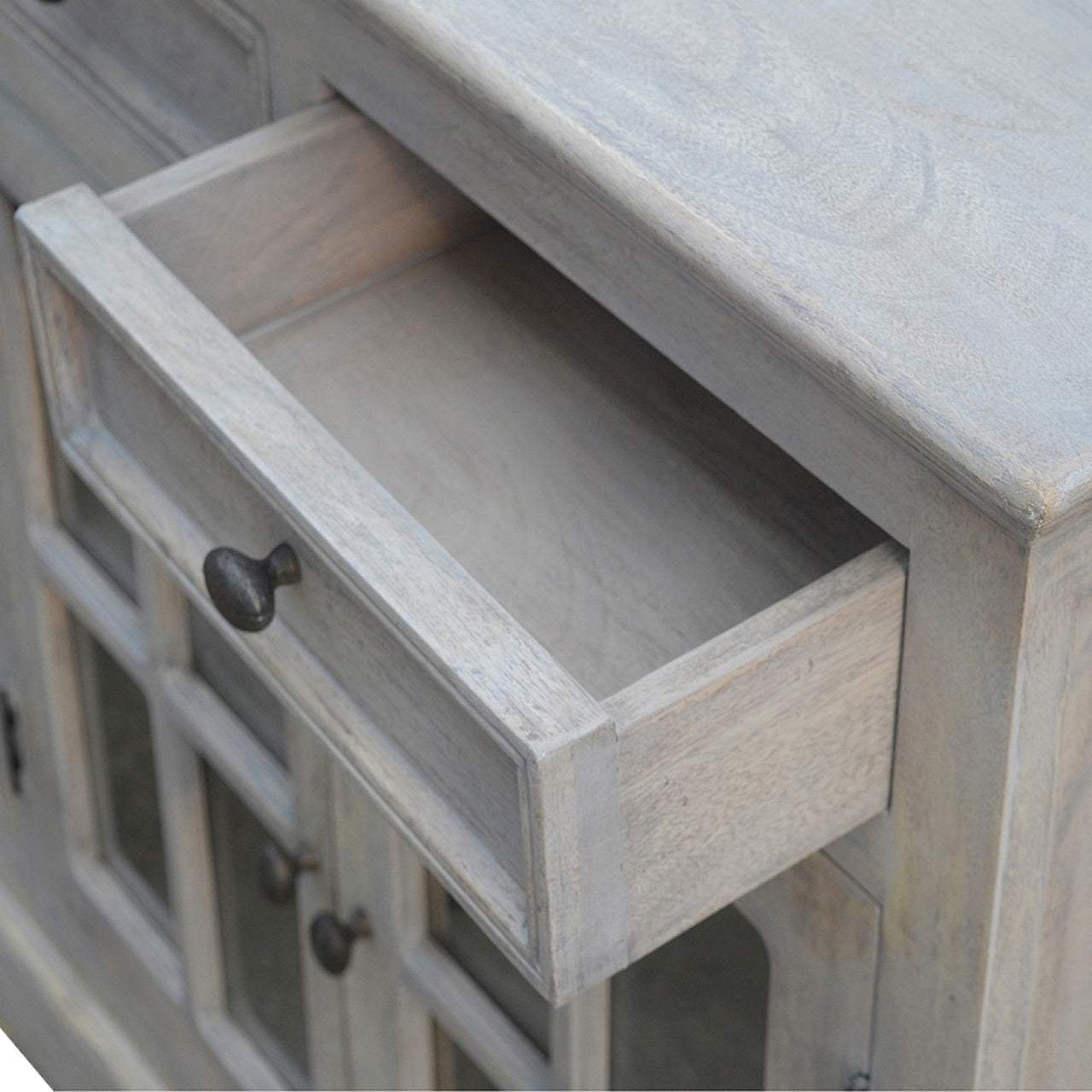 Stone Acid Wash Glazed Sideboard - Artisan Furniture - Flyclothing LLC