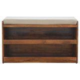 Mud Linen Pull out Shoe Bench - Artisan Furniture - Flyclothing LLC