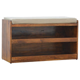Mud Linen Pull out Shoe Bench - Artisan Furniture