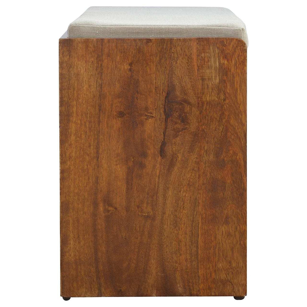 Mud Linen Pull out Shoe Bench - Artisan Furniture - Flyclothing LLC