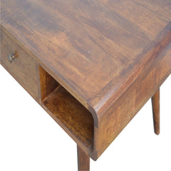Curved Chestnut Coffee Table - Artisan Furniture