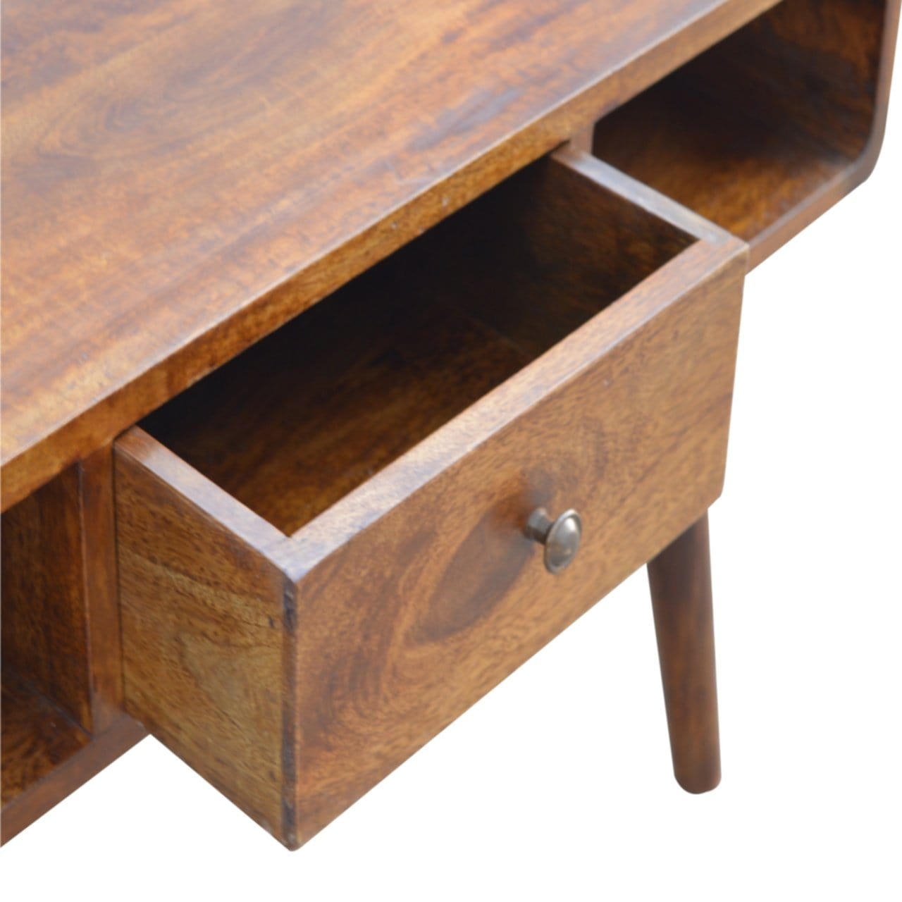 Curved Chestnut Coffee Table - Artisan Furniture