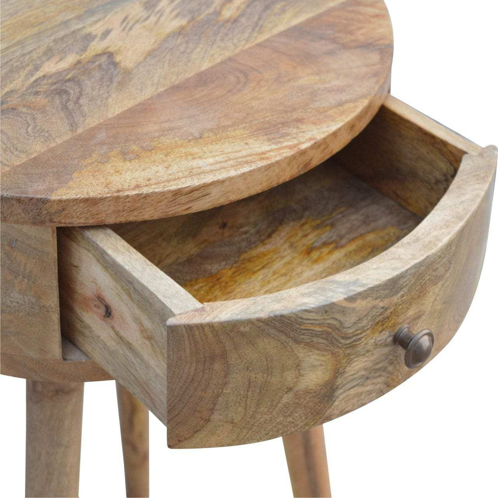 Nordic Circular Shaped Bedside - Artisan Furniture - Flyclothing LLC