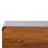 Curved Chestnut Chest - Artisan Furniture