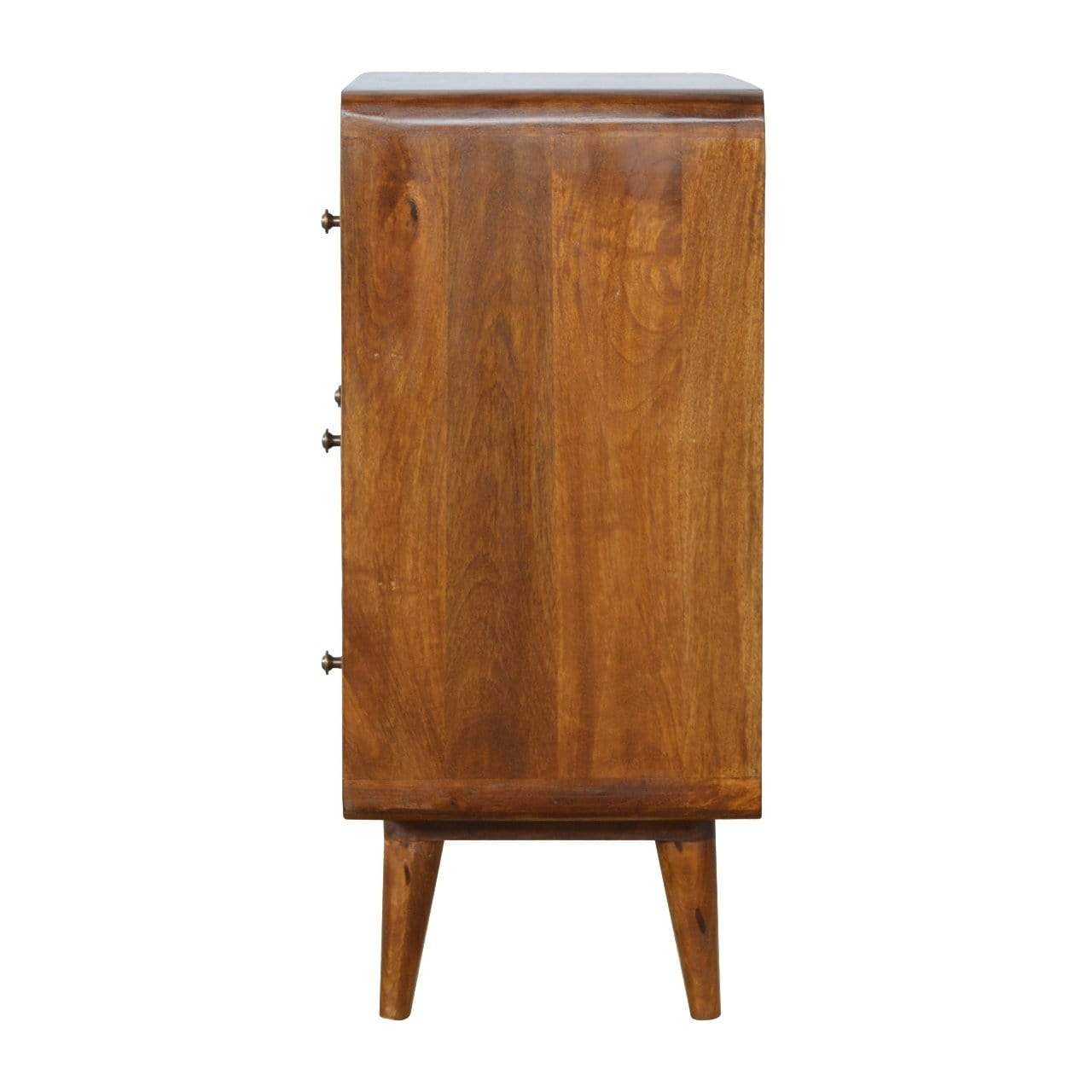 Curved Chestnut Chest - Artisan Furniture - Flyclothing LLC