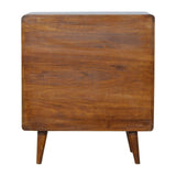 Curved Chestnut Chest - Artisan Furniture - Flyclothing LLC