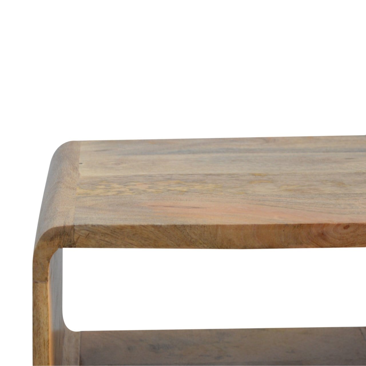 Curved Open Bedside - Artisan Furniture