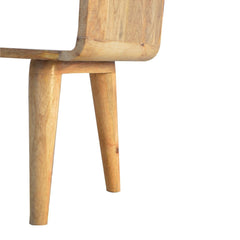 Curved Open Bedside - Artisan Furniture