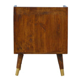 Manila Gold One Drawer Bedside - Artisan Furniture - Flyclothing LLC