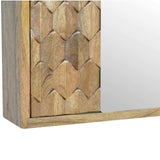 Pineapple Carved Mirror Cabinet - Artisan Furniture - Flyclothing LLC