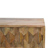 Pineapple Carve Sliding Media Unit - Artisan Furniture - Flyclothing LLC