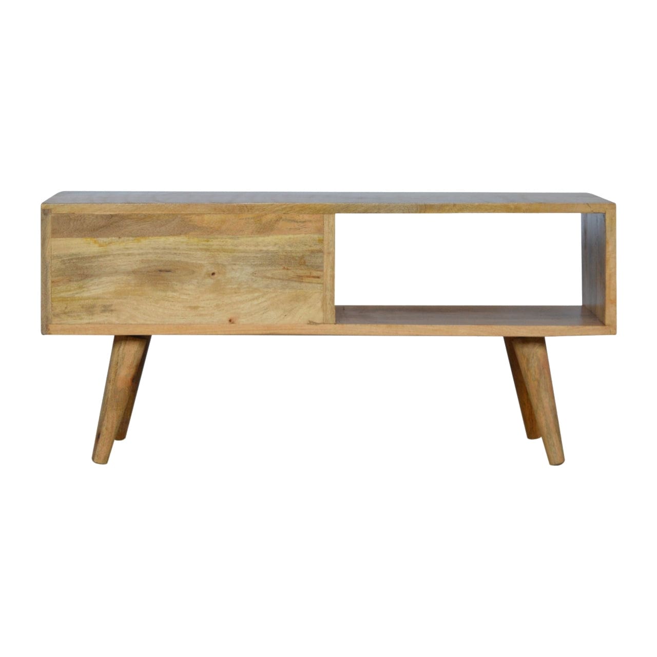 Pineapple Carve Sliding Media Unit - Artisan Furniture