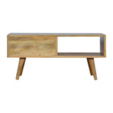 Pineapple Carve Sliding Media Unit - Artisan Furniture - Flyclothing LLC