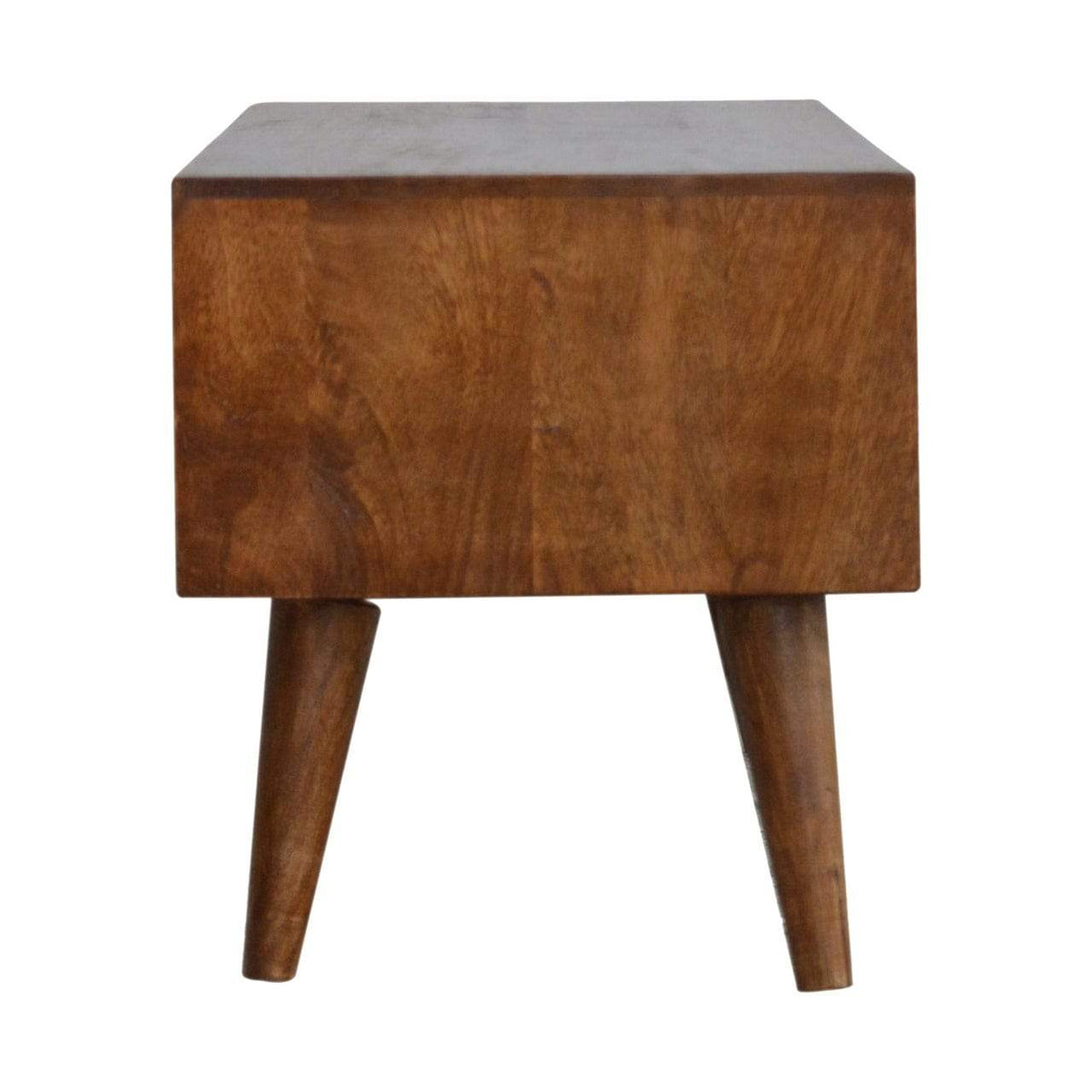 Chestnut Prism Sliding Media Unit - Artisan Furniture - Flyclothing LLC