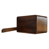 Floating Curved Chestnut Bedside - Artisan Furniture - Flyclothing LLC