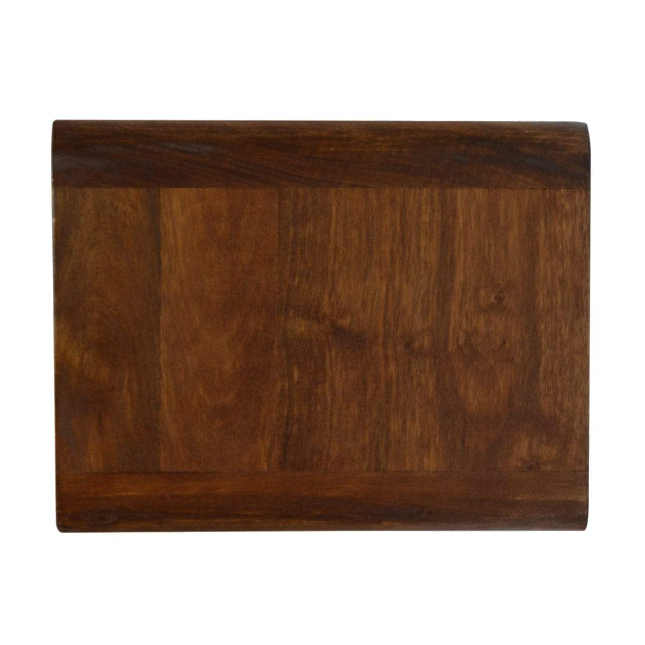 Chestnut Curve Floating Bedside - Artisan Furniture - Flyclothing LLC