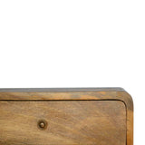 Floating Curve Open Slot Bedside - Artisan Furniture - Flyclothing LLC